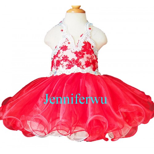 Infant/toddler/baby/children/kids Girl's glitz Pageant evening/prom Dress/clothing  EB040G